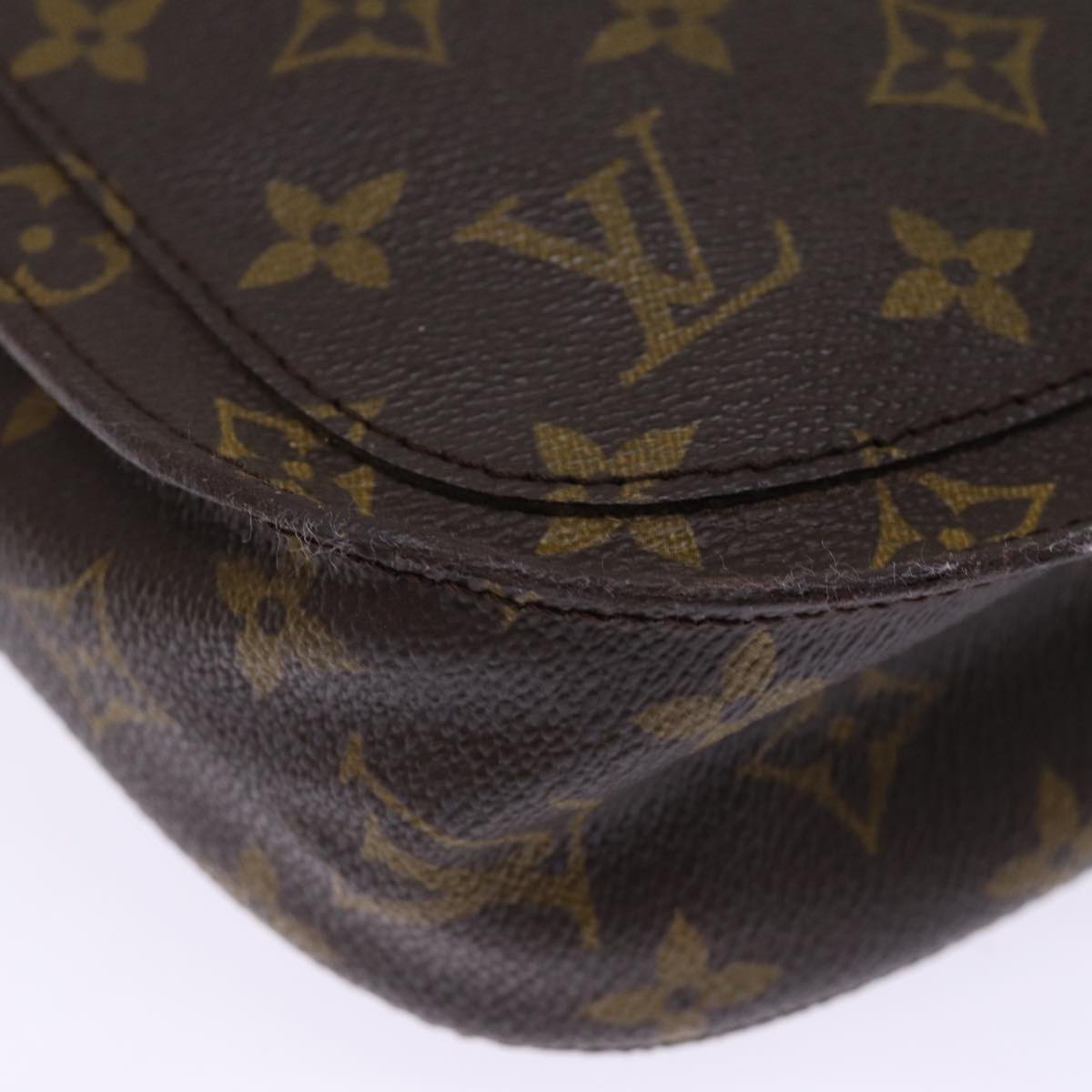 LOUIS VUITTON Monogram Saint Cloud GM Shoulder Bag M51242 LV Auth 76596