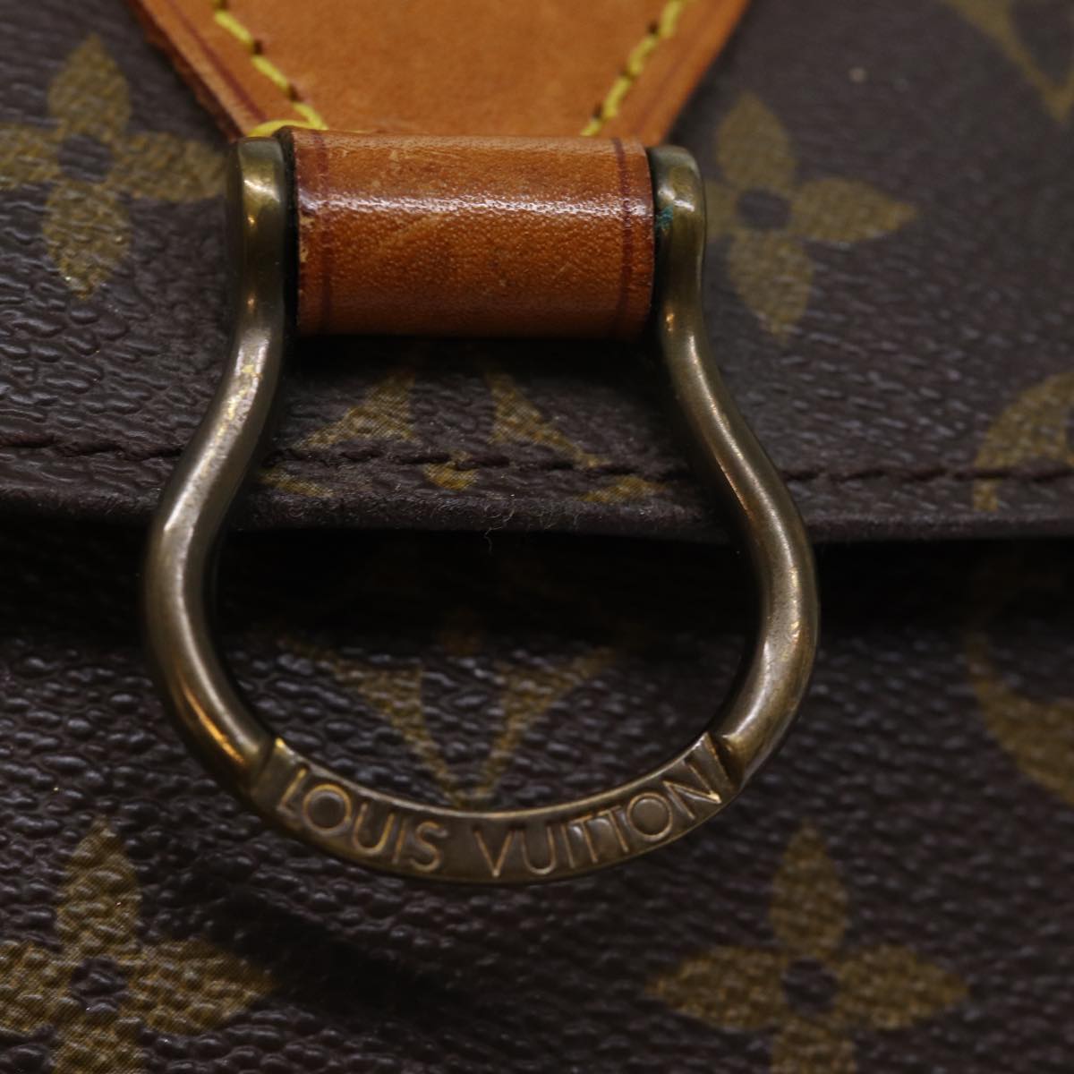 LOUIS VUITTON Monogram Saint Cloud GM Shoulder Bag M51242 LV Auth 76596