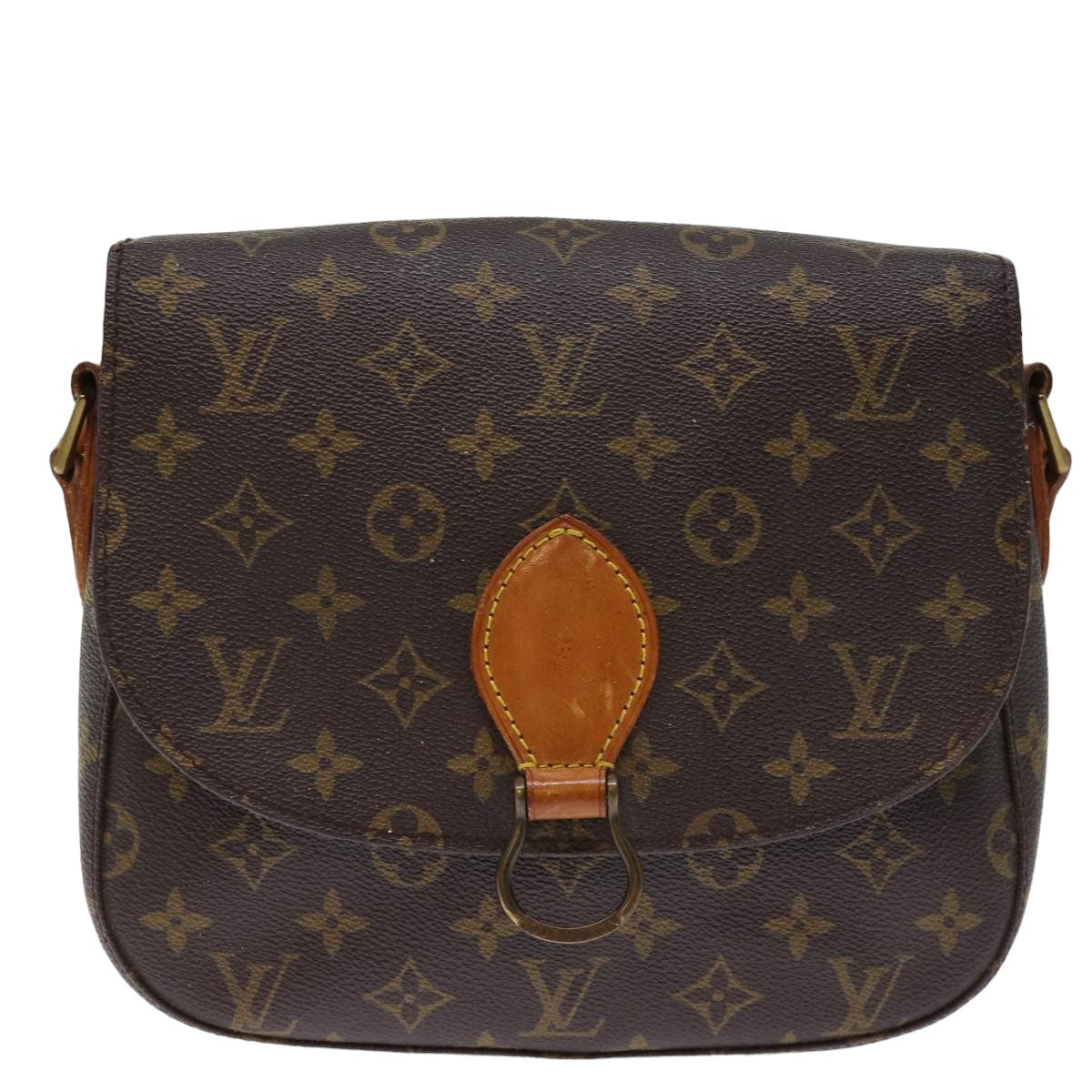 LOUIS VUITTON Monogram Saint Cloud GM Shoulder Bag M51242 LV Auth 76596