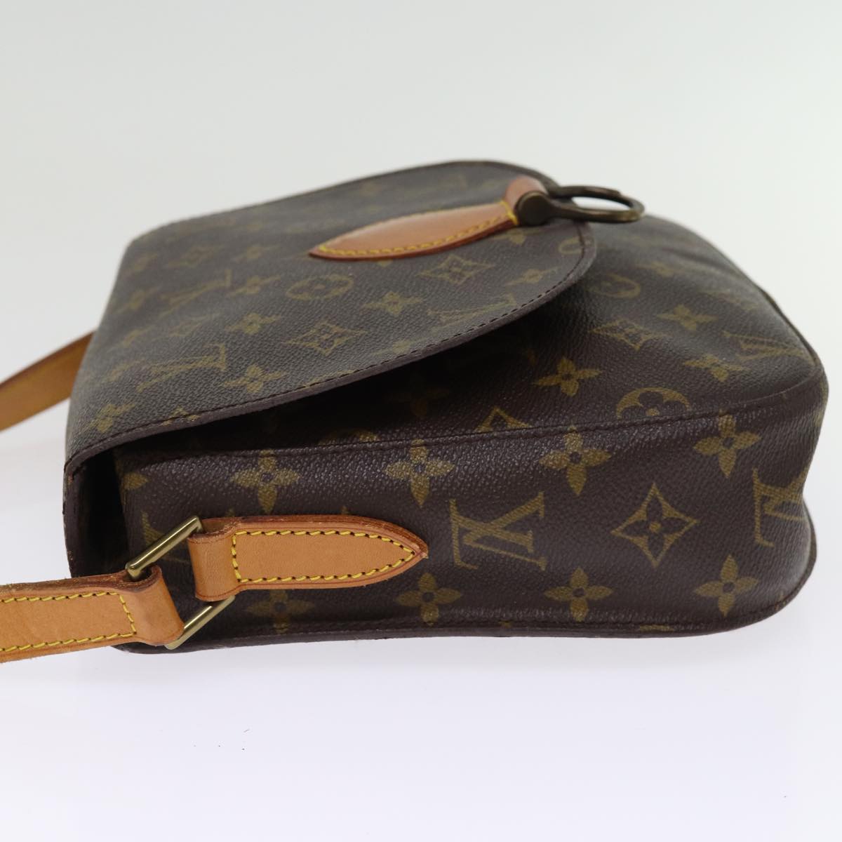 LOUIS VUITTON Monogram Saint Cloud GM Shoulder Bag M51242 LV Auth 76596