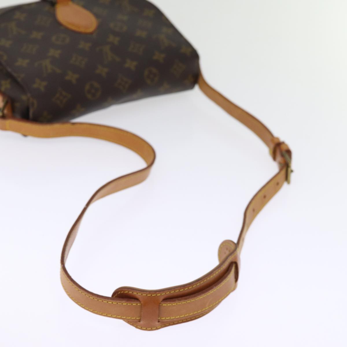 LOUIS VUITTON Monogram Saint Cloud GM Shoulder Bag M51242 LV Auth 76596