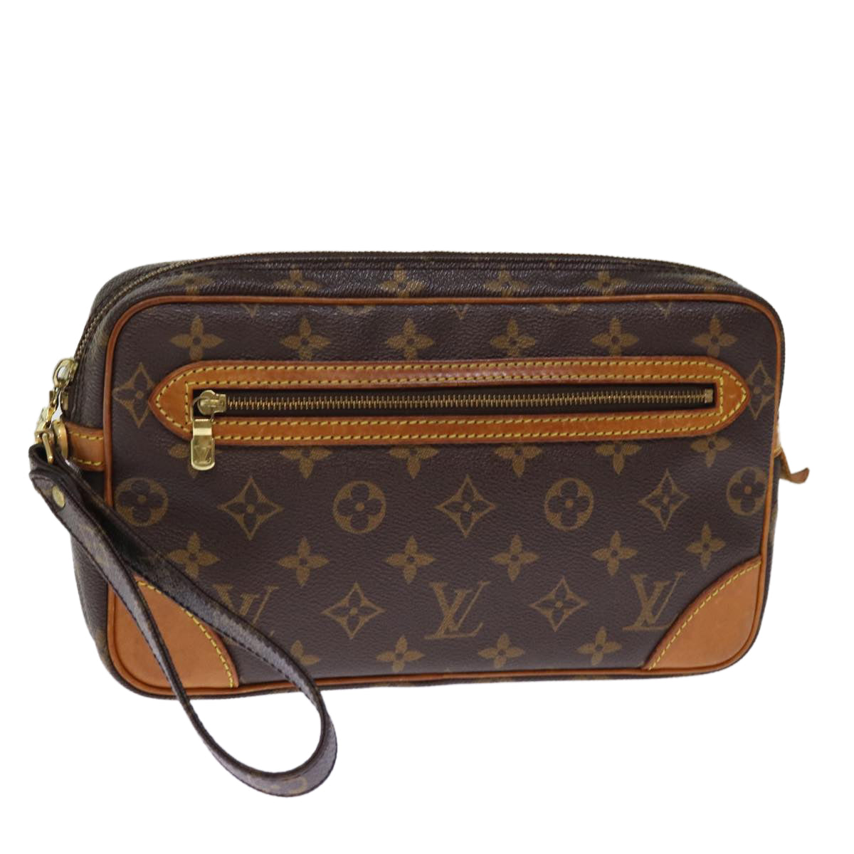 LOUIS VUITTON Monogram Marly Dragonne GM Clutch Bag M51825 LV Auth 76605