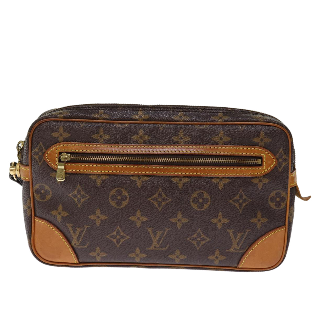 LOUIS VUITTON Monogram Marly Dragonne GM Clutch Bag M51825 LV Auth 76605