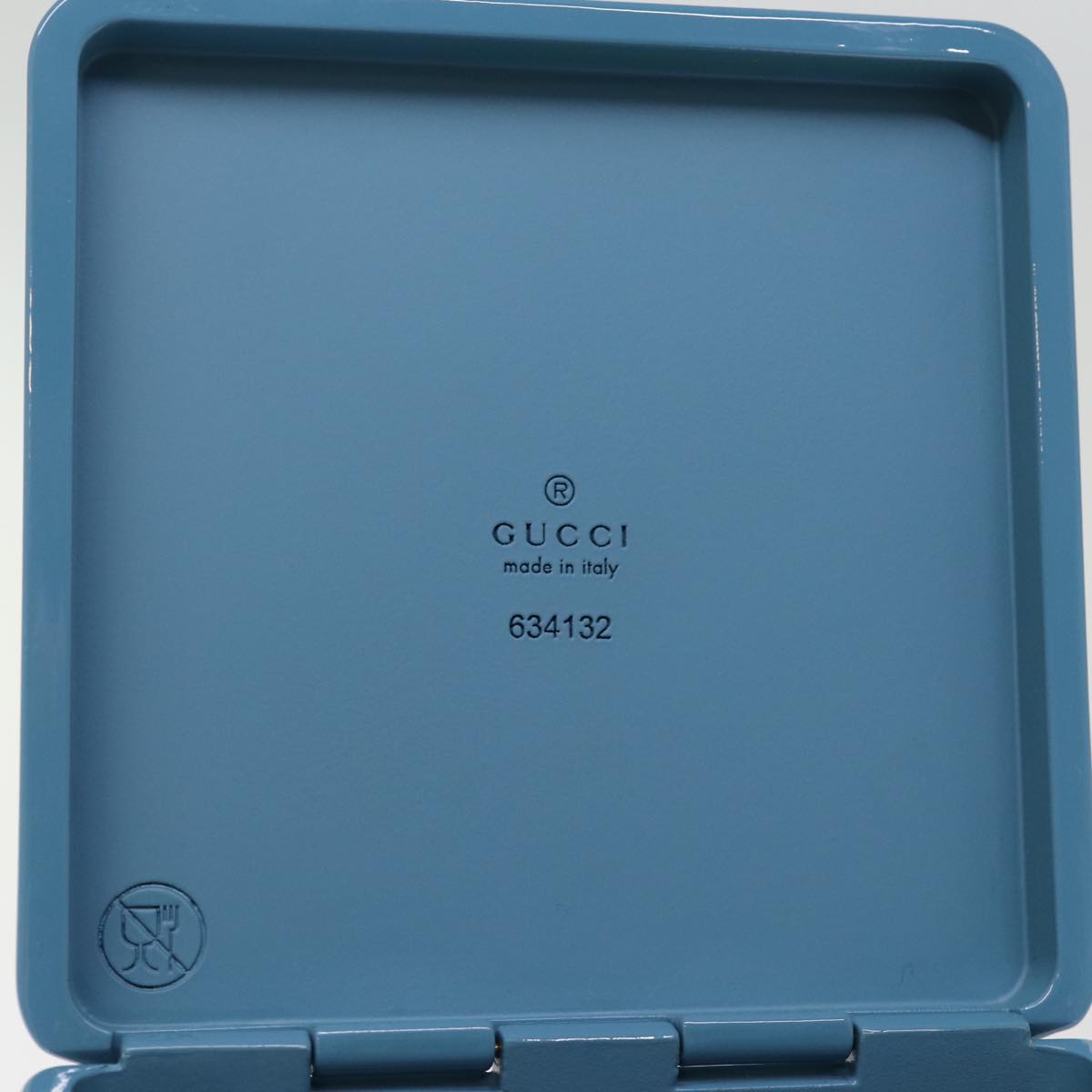 GUCCI Box Bag Hand Bag Resin Green Auth 76615A