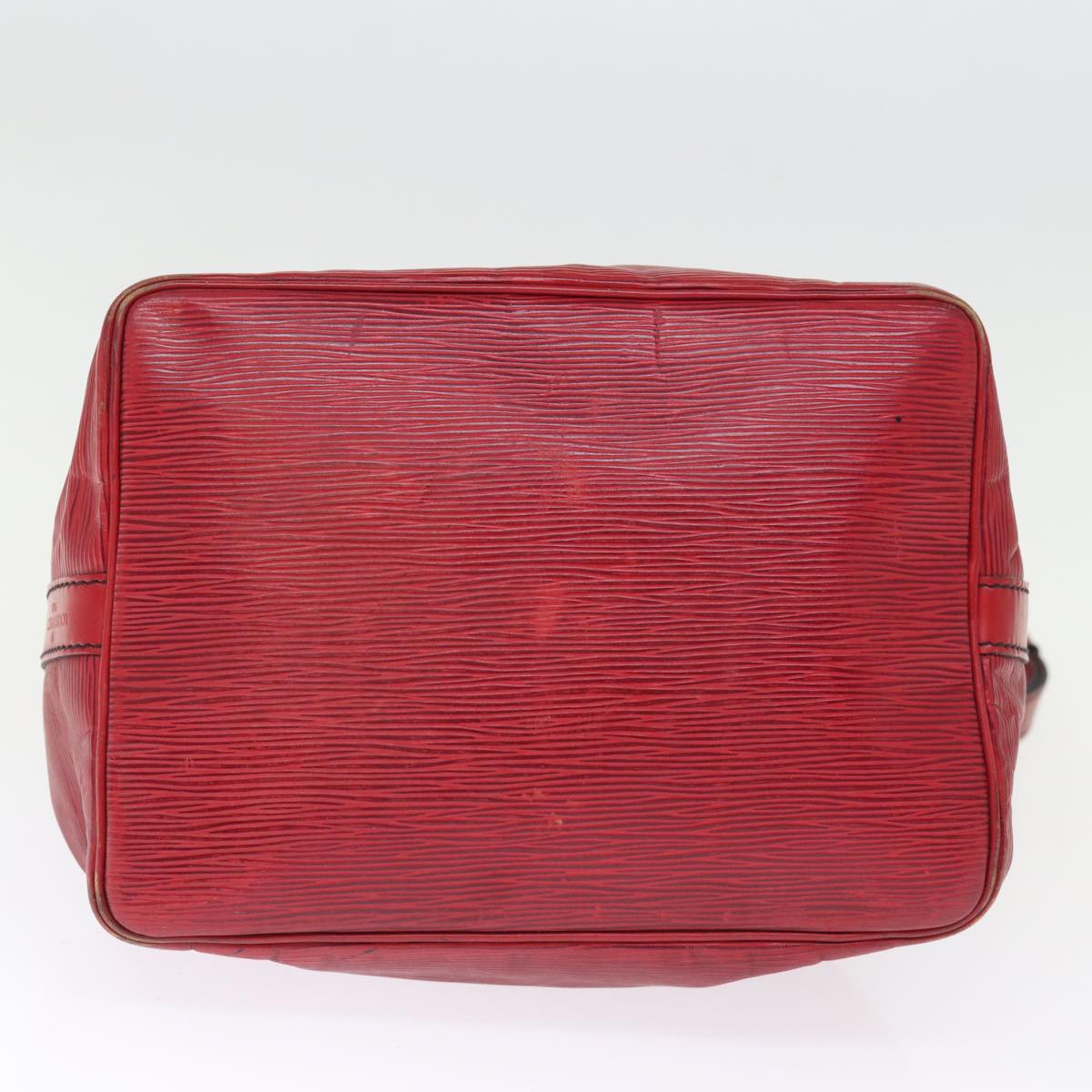 LOUIS VUITTON Epi Petit Noe Shoulder Bag Red M44107 LV Auth 76627