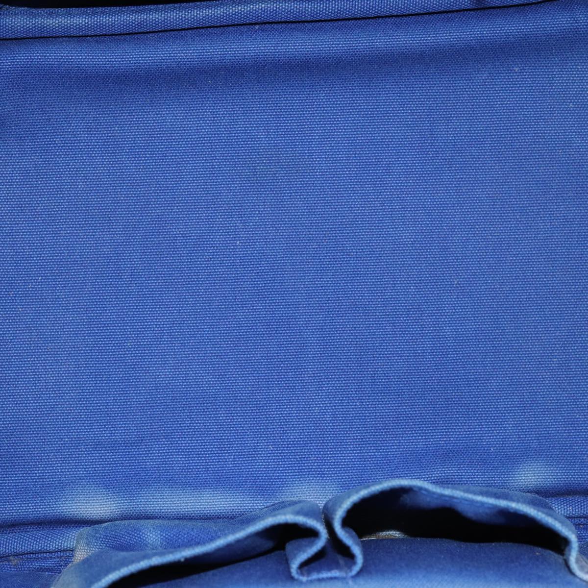 PRADA Canapa MM Hand Bag Canvas Blue Auth 76639