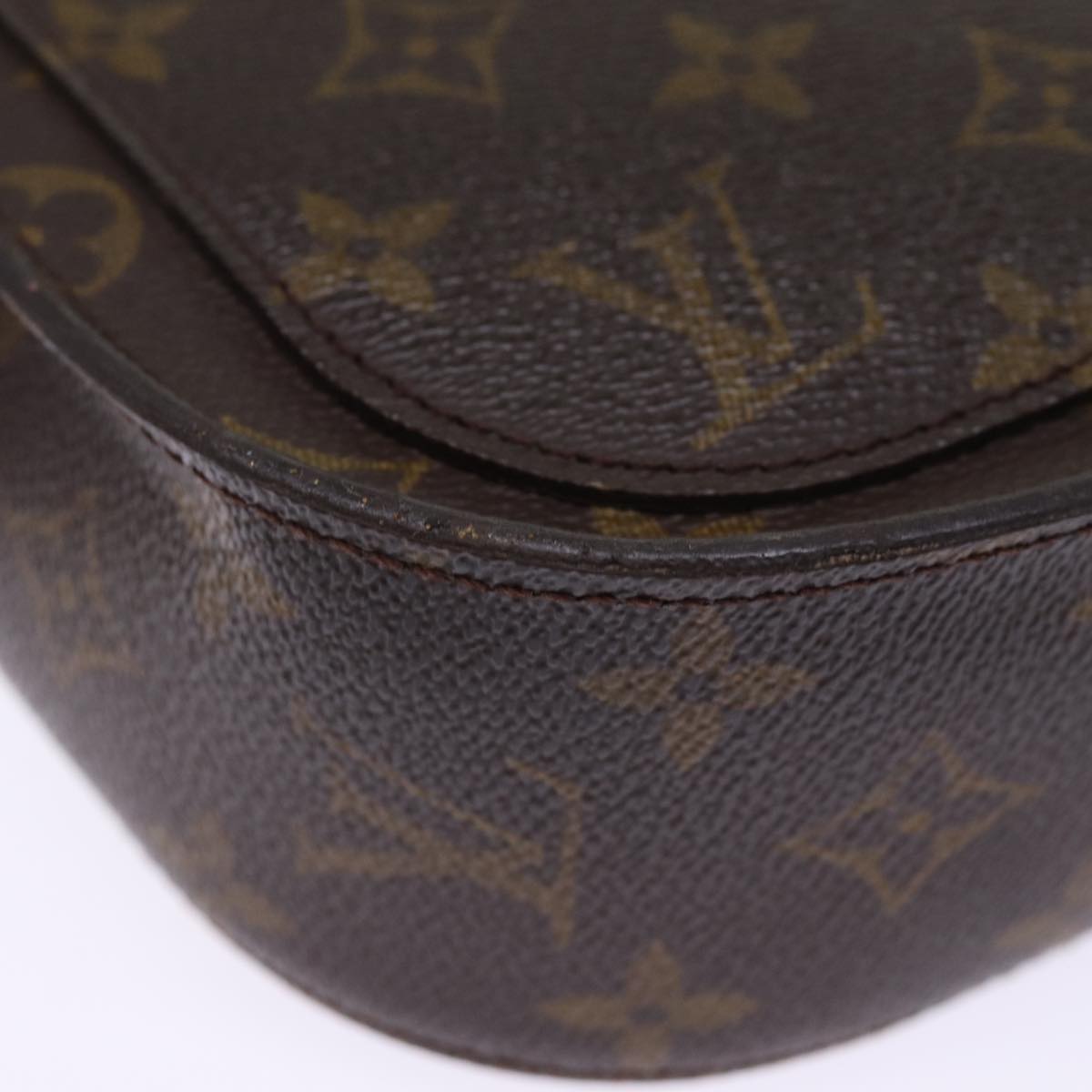 LOUIS VUITTON Monogram Saint Cloud GM Shoulder Bag M51242 LV Auth 76644