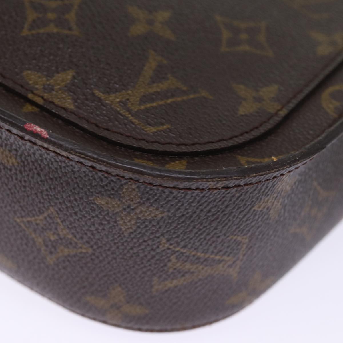 LOUIS VUITTON Monogram Saint Cloud GM Shoulder Bag M51242 LV Auth 76644