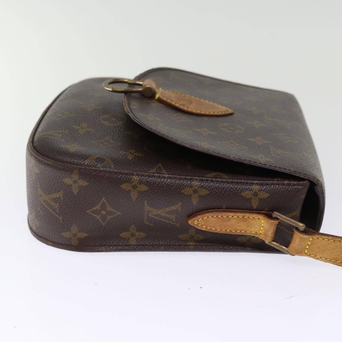 LOUIS VUITTON Monogram Saint Cloud GM Shoulder Bag M51242 LV Auth 76644