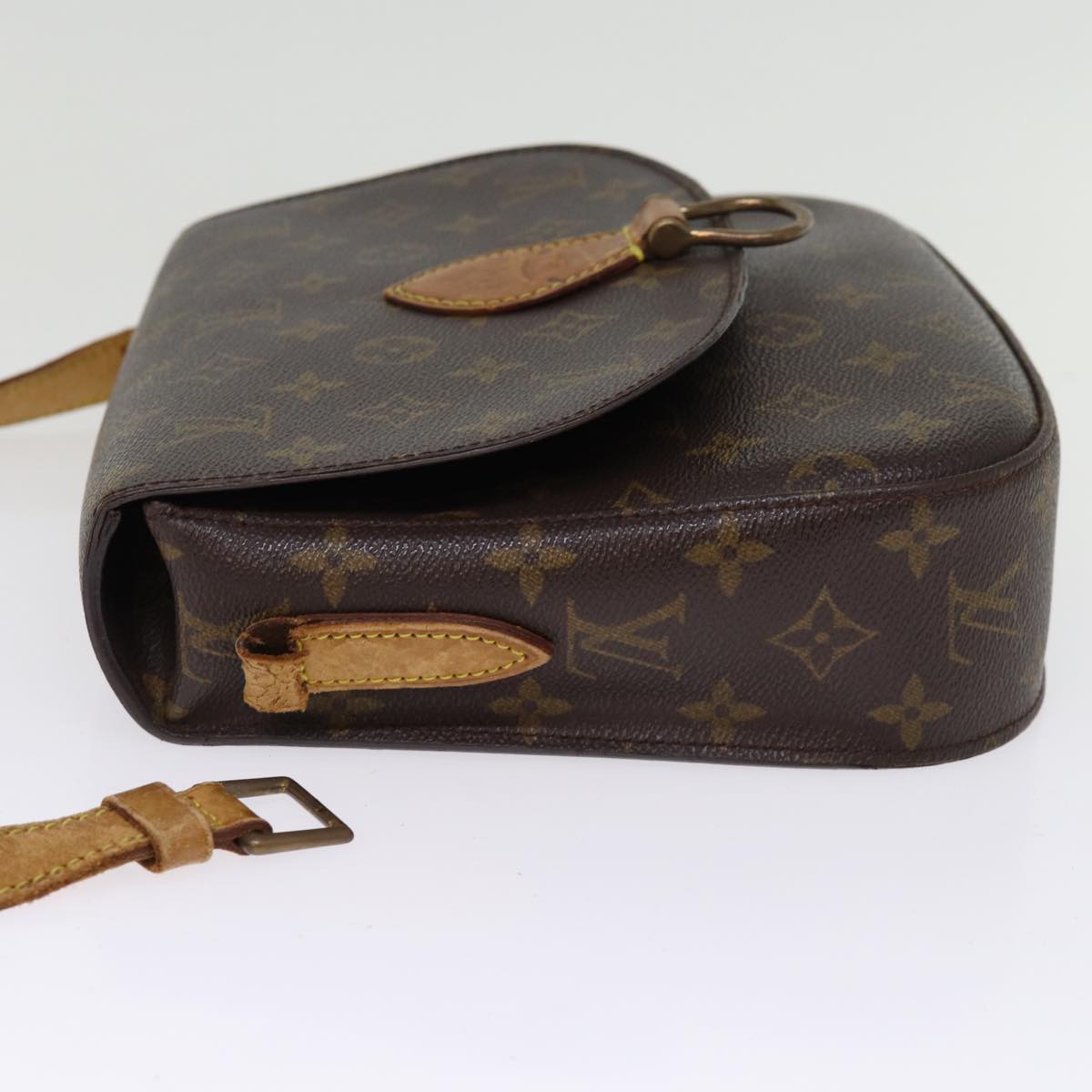 LOUIS VUITTON Monogram Saint Cloud GM Shoulder Bag M51242 LV Auth 76644