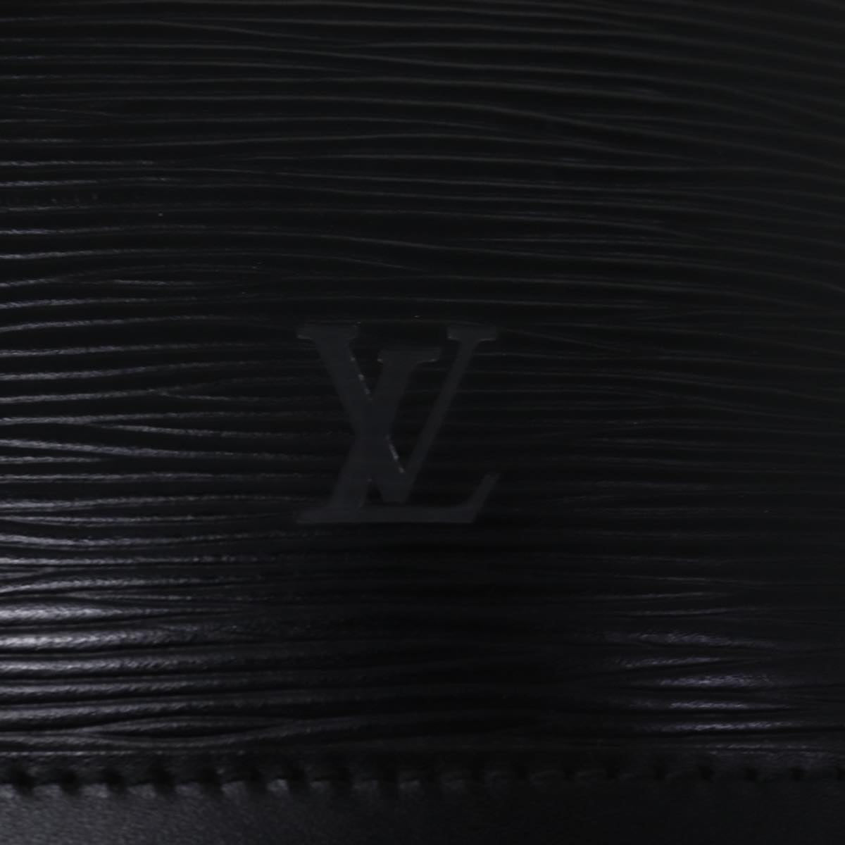 LOUIS VUITTON Epi Lussac Shoulder Bag Black M52282 LV Auth 76645