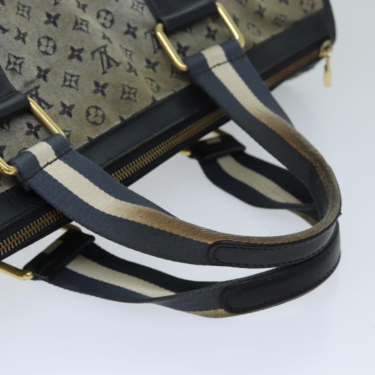 LOUIS VUITTON Monogram Mini Sac Marie Kate 48 Bag Blue M42341 LV Auth 76650