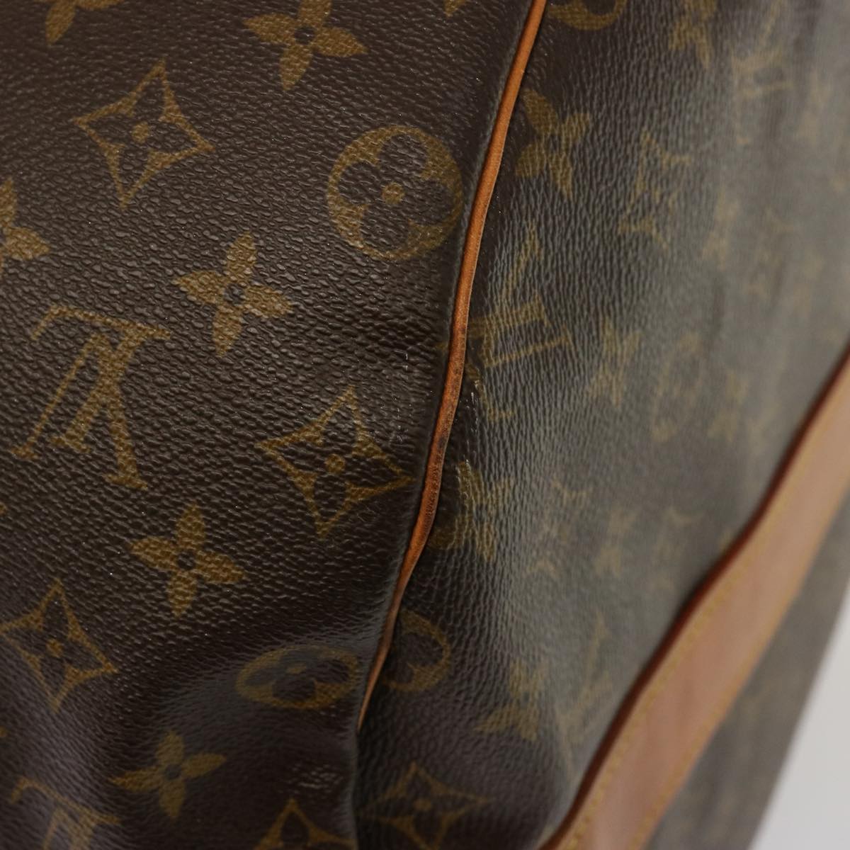 LOUIS VUITTON Monogram Sac Polochon 65 Boston Bag 2way M41222 LV Auth 76681