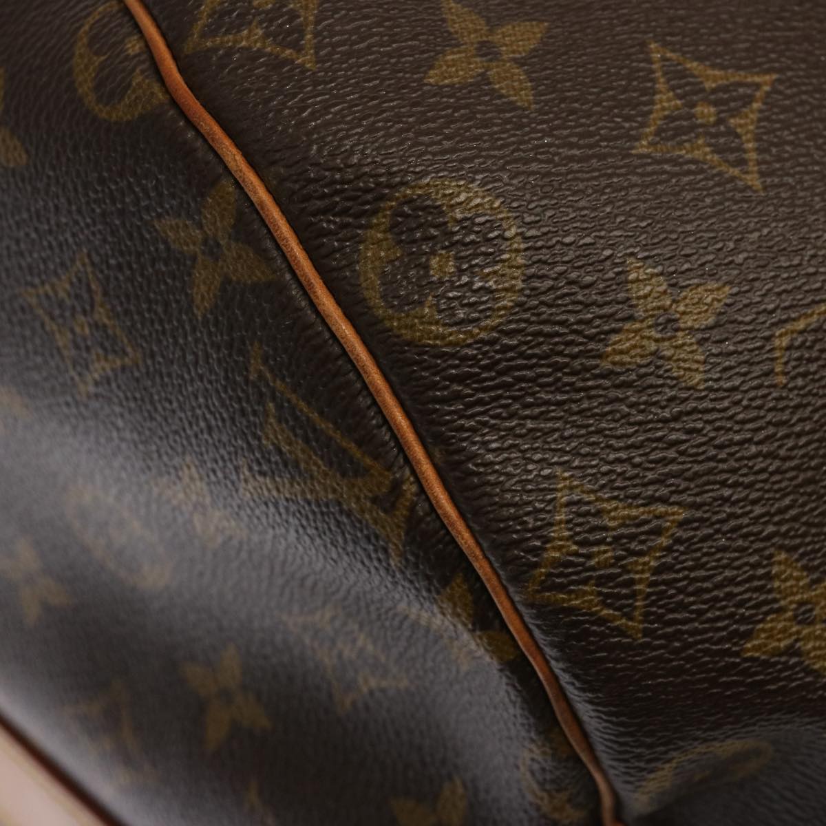 LOUIS VUITTON Monogram Sac Polochon 65 Boston Bag 2way M41222 LV Auth 76681