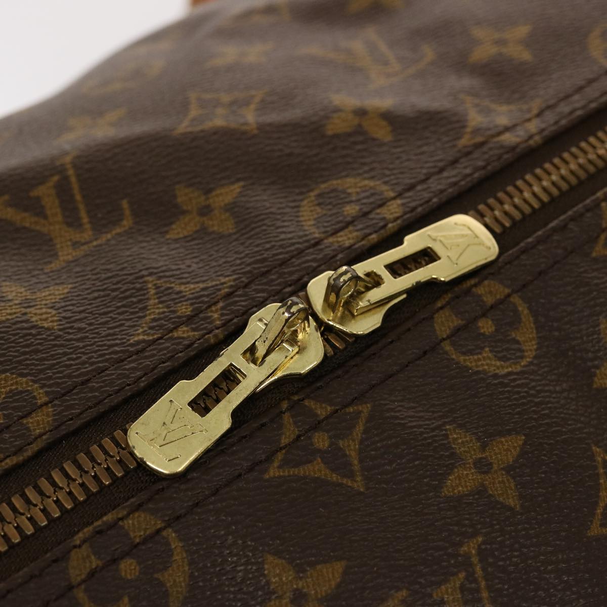 LOUIS VUITTON Monogram Sac Polochon 65 Boston Bag 2way M41222 LV Auth 76681