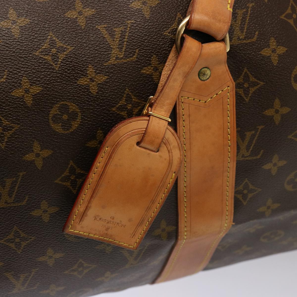 LOUIS VUITTON Monogram Sac Polochon 65 Boston Bag 2way M41222 LV Auth 76681