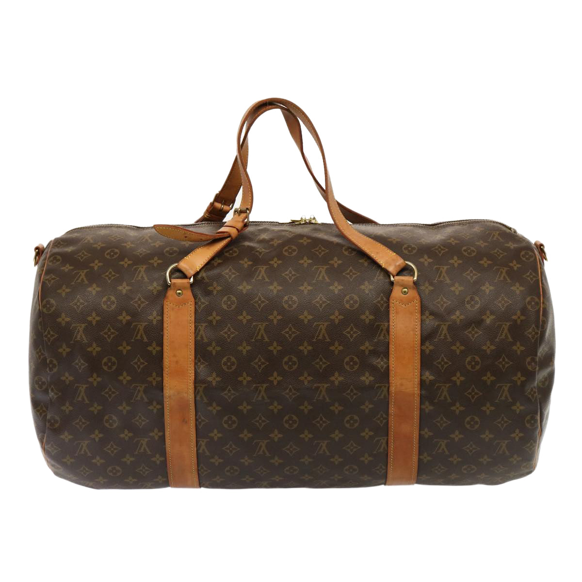 LOUIS VUITTON Monogram Sac Polochon 65 Boston Bag 2way M41222 LV Auth 76681 - 0