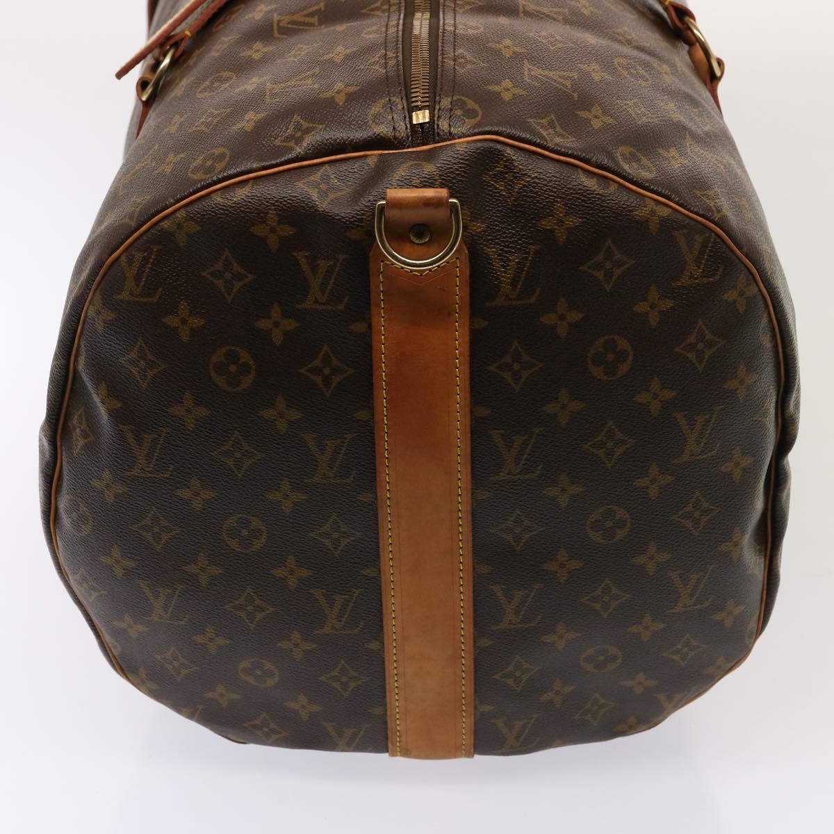 LOUIS VUITTON Monogram Sac Polochon 65 Boston Bag 2way M41222 LV Auth 76681