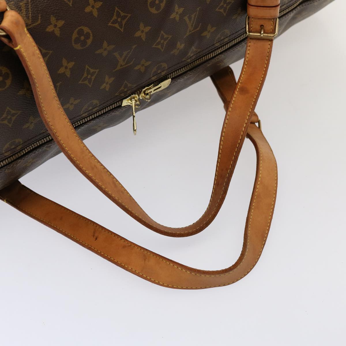 LOUIS VUITTON Monogram Sac Polochon 65 Boston Bag 2way M41222 LV Auth 76681