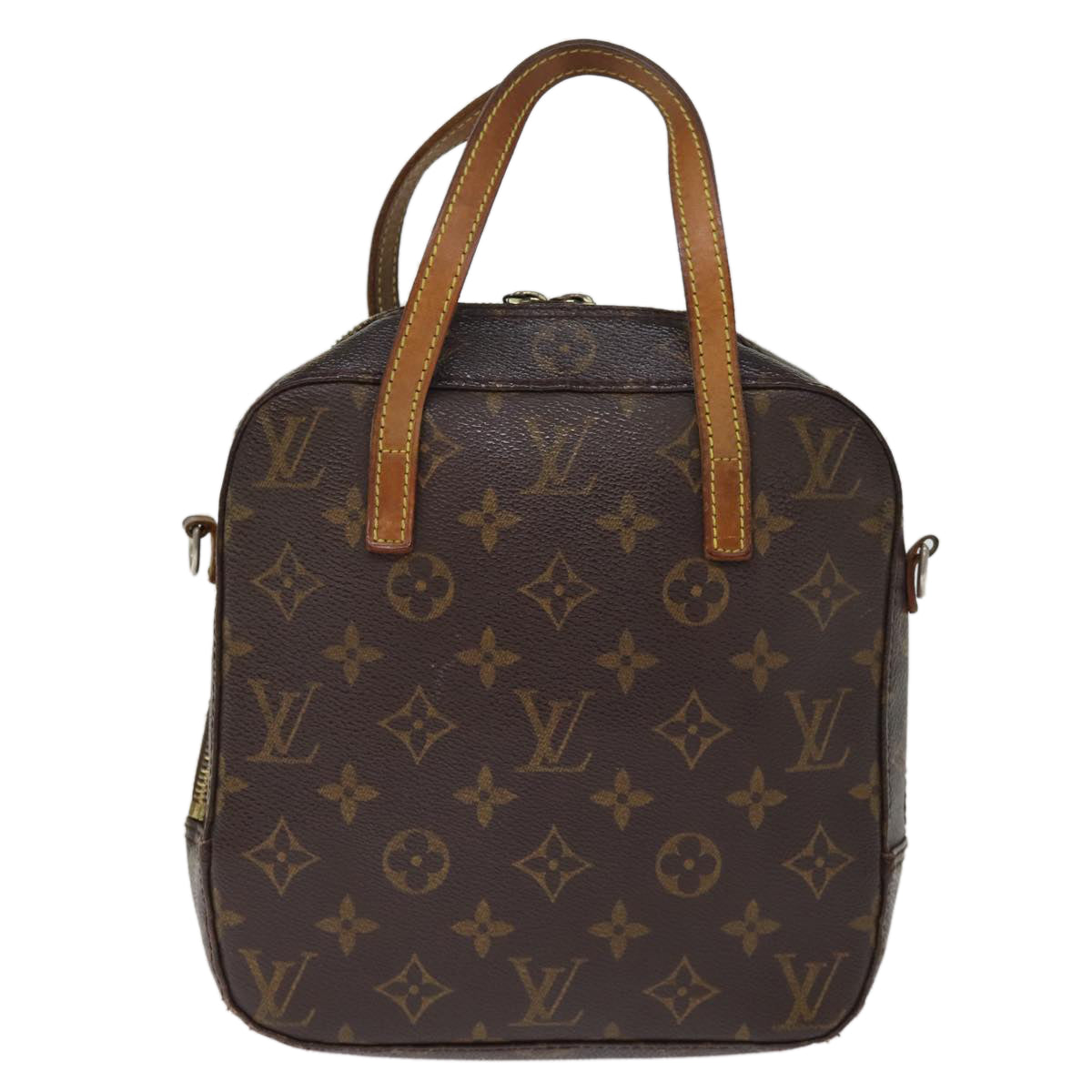 LOUIS VUITTON Monogram Spontini Hand Bag 2way M47500 LV Auth 76684