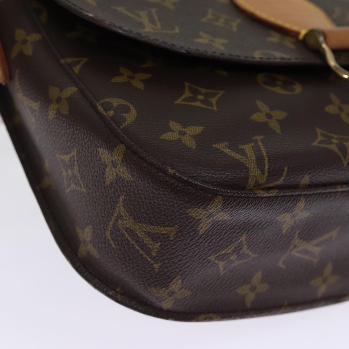 LOUIS VUITTON Monogram Saint Cloud GM Shoulder Bag M51242 LV Auth 76685