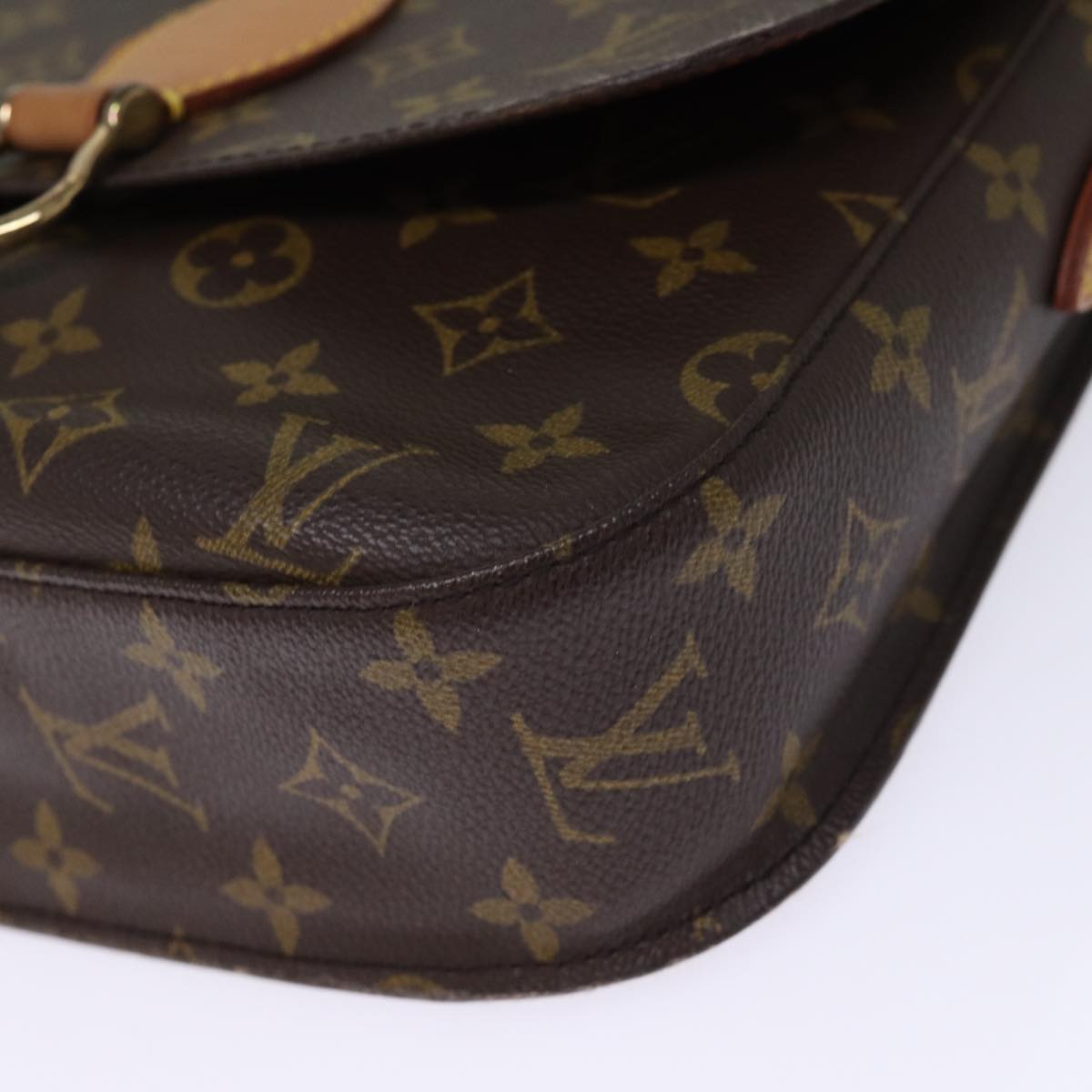 LOUIS VUITTON Monogram Saint Cloud GM Shoulder Bag M51242 LV Auth 76685