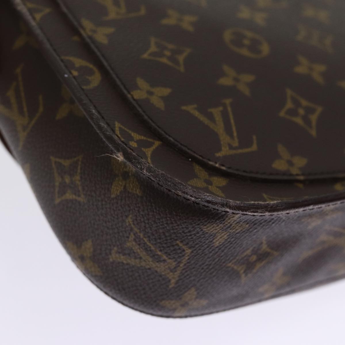 LOUIS VUITTON Monogram Saint Cloud GM Shoulder Bag M51242 LV Auth 76685