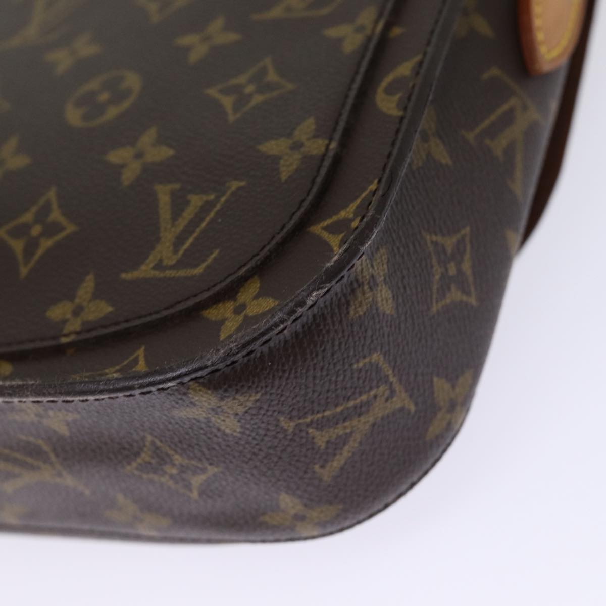 LOUIS VUITTON Monogram Saint Cloud GM Shoulder Bag M51242 LV Auth 76685