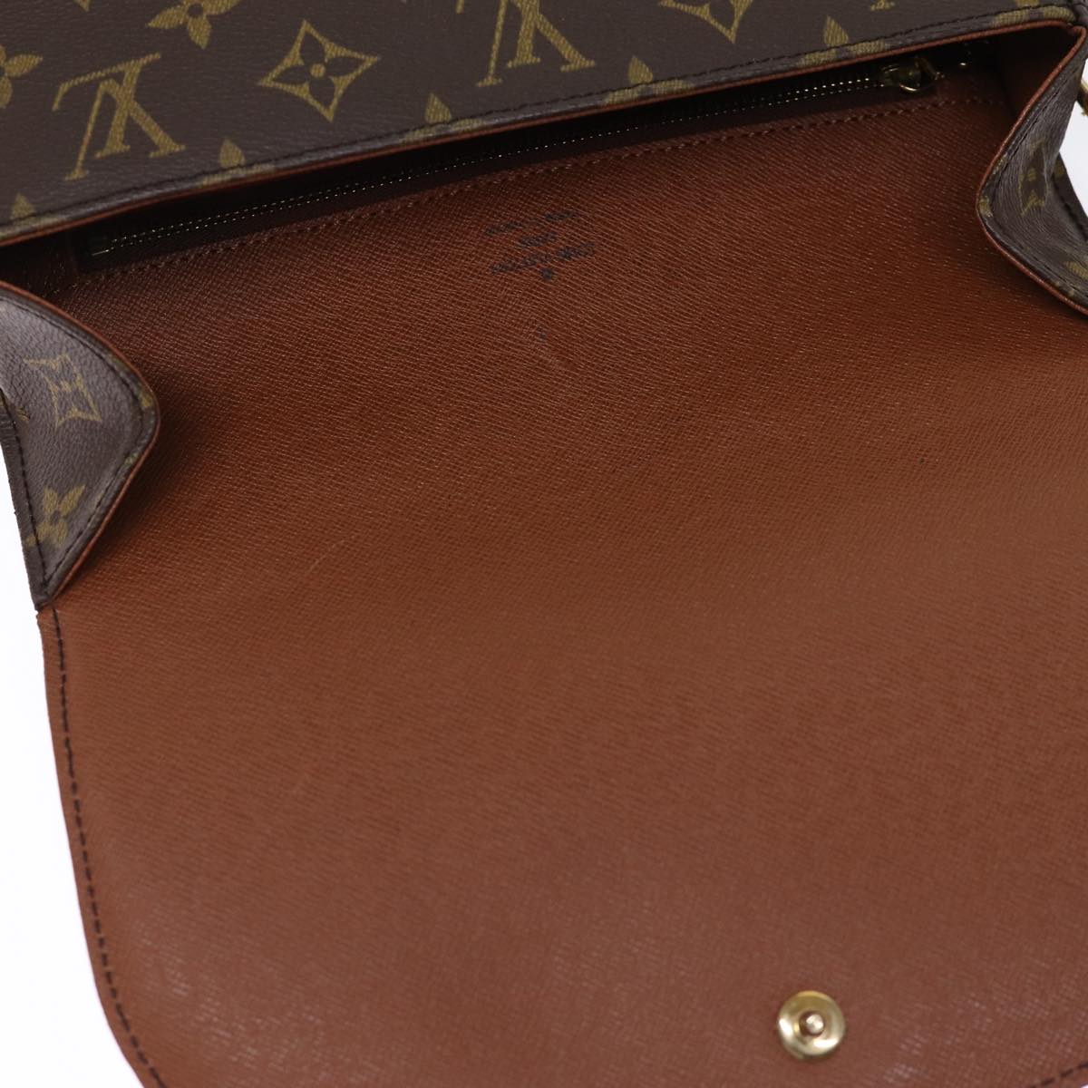 LOUIS VUITTON Monogram Saint Cloud GM Shoulder Bag M51242 LV Auth 76685