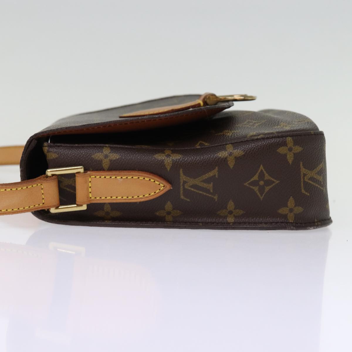 LOUIS VUITTON Monogram Saint Cloud GM Shoulder Bag M51242 LV Auth 76685