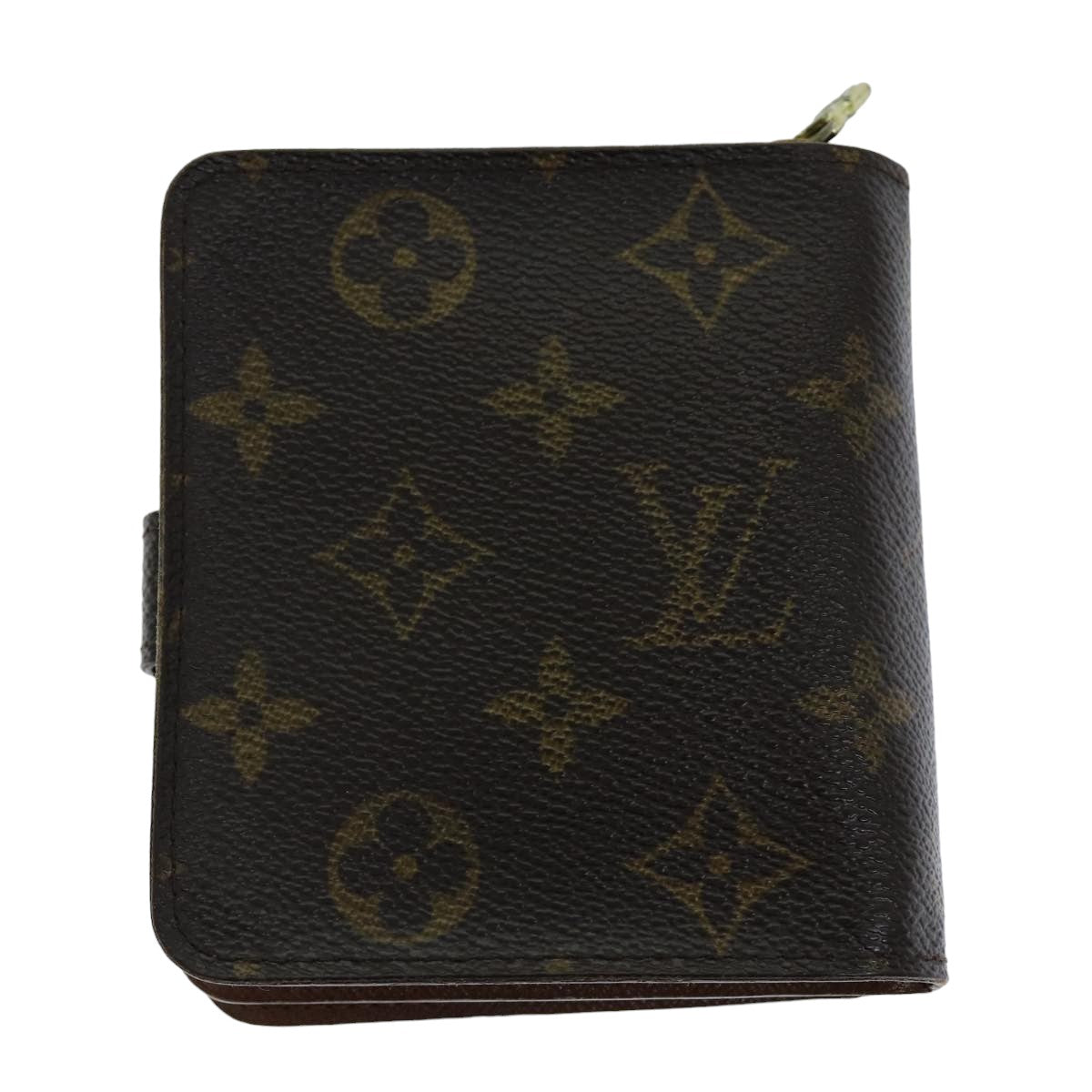 LOUIS VUITTON Monogram Compact Zip Wallet M61667 LV Auth 76691 - 0