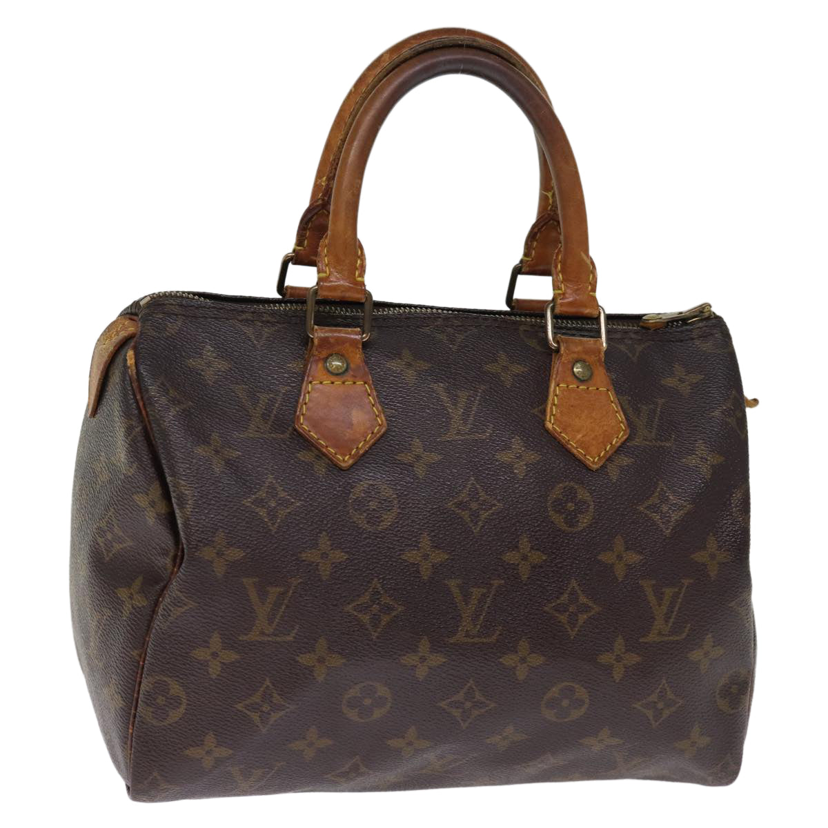 LOUIS VUITTON Monogram Speedy 25 Hand Bag M41528 LV Auth 76706