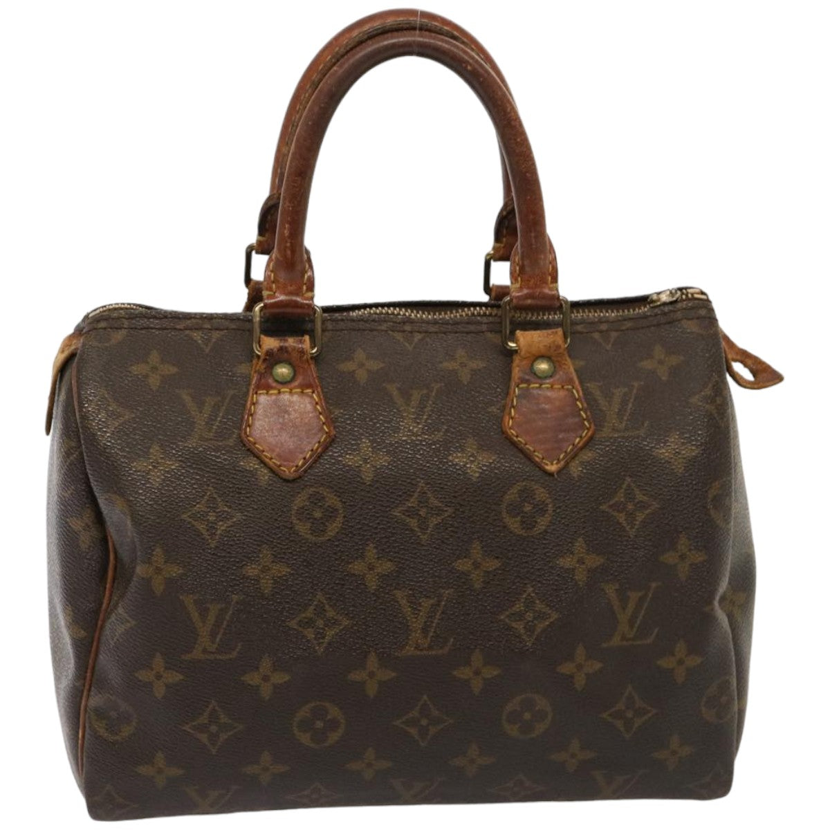 LOUIS VUITTON Monogram Speedy 25 Hand Bag M41528 LV Auth 76709