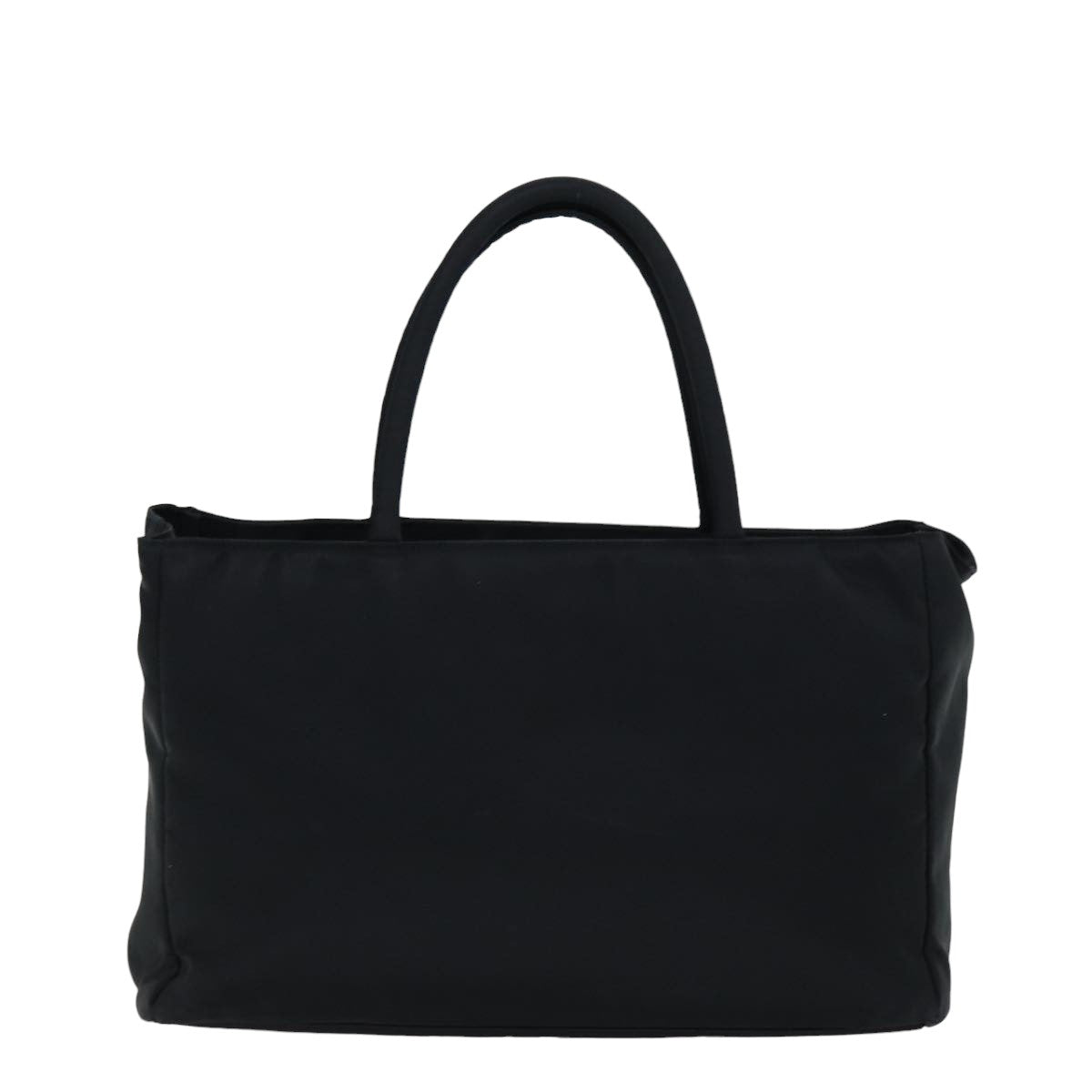 PRADA Hand Bag Nylon Black Auth 76714 - 0