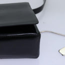 GUCCI Shoulder Bag Leather Black 007 2046 0270 Auth 76731-16