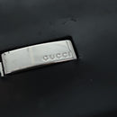 GUCCI Shoulder Bag Leather Black 007 2046 0270 Auth 76731-18