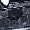 GUCCI Shoulder Bag Leather Black 007 2046 0270 Auth 76731-19