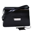GUCCI Shoulder Bag Leather Black 007 2046 0270 Auth 76731-1