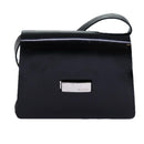 GUCCI Shoulder Bag Leather Black 007 2046 0270 Auth 76731-13