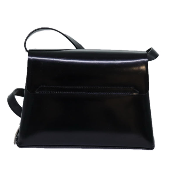 GUCCI Umhängetasche Leder Schwarz 007 2046 0270 Auth 76731