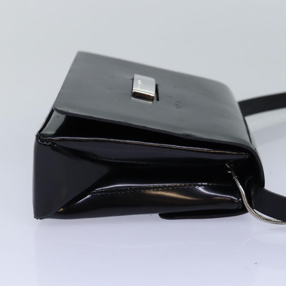 GUCCI Umhängetasche Leder Schwarz 007 2046 0270 Auth 76731