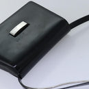 GUCCI Shoulder Bag Leather Black 007 2046 0270 Auth 76731-6