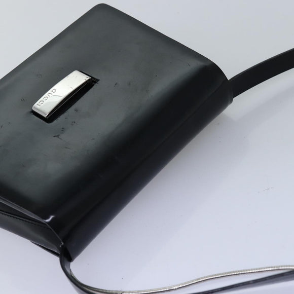 GUCCI Umhängetasche Leder Schwarz 007 2046 0270 Auth 76731