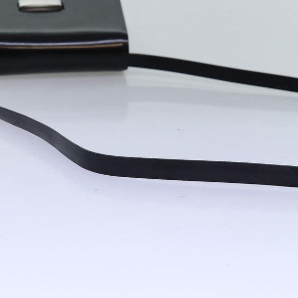 GUCCI Umhängetasche Leder Schwarz 007 2046 0270 Auth 76731