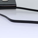 GUCCI Shoulder Bag Leather Black 007 2046 0270 Auth 76731-7