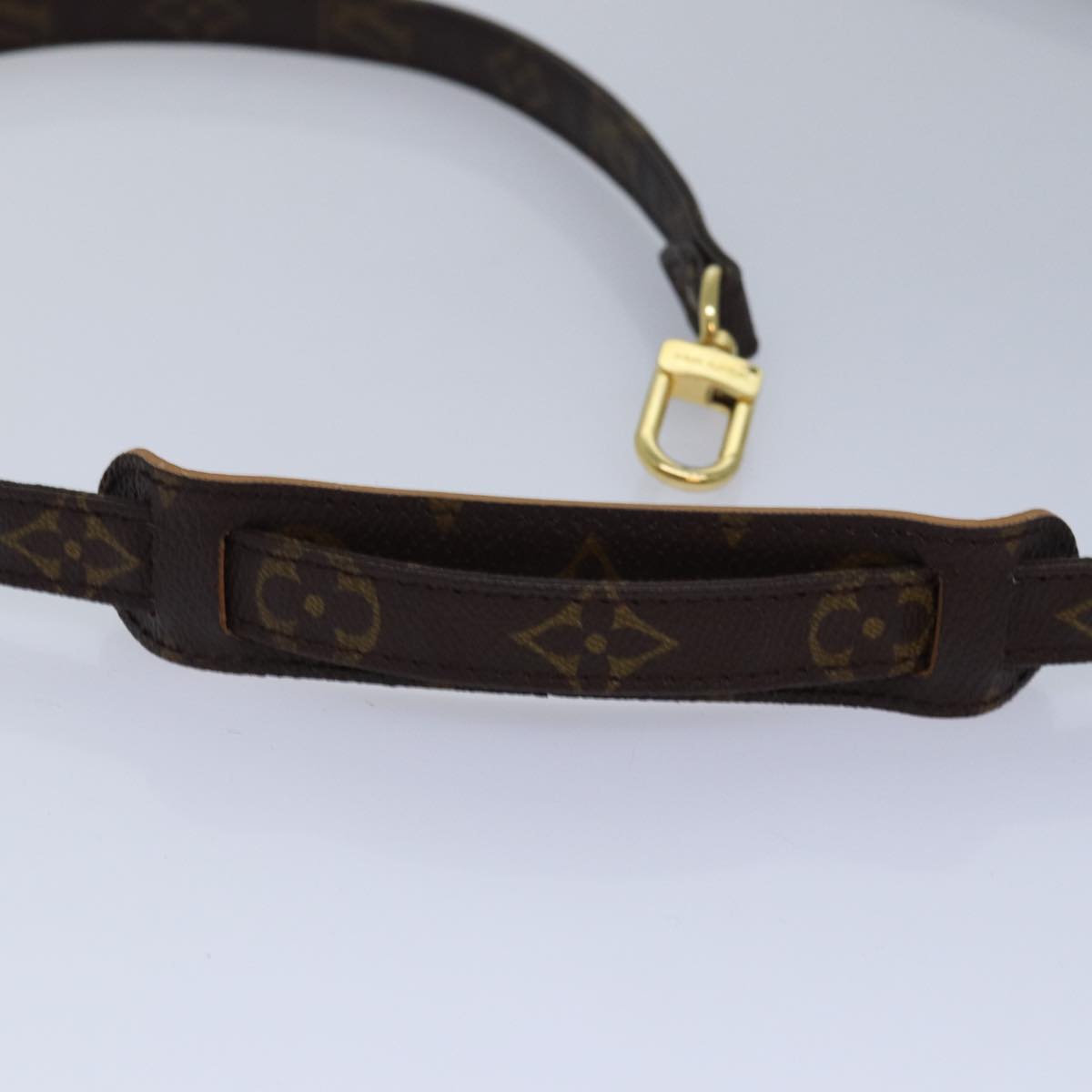 LOUIS VUITTON Monogram Shoulder Strap 47.2"" LV Auth 76744