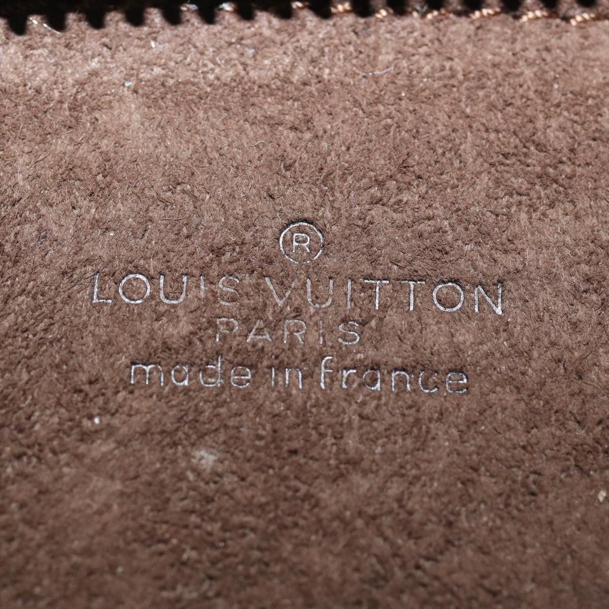 LOUIS VUITTON Monogram Poche Monte Carlo Jewelry Box M47352 LV Auth 76745