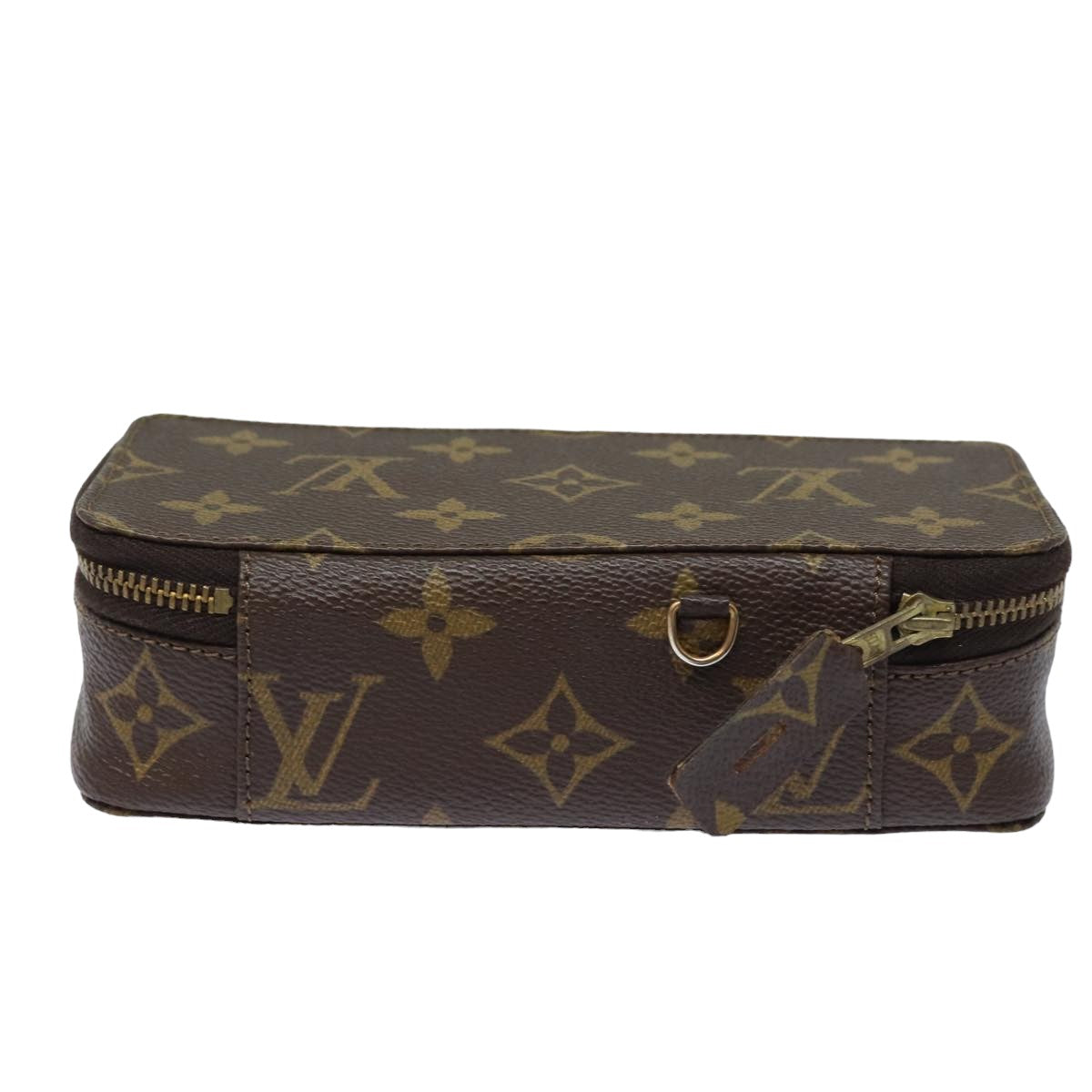 LOUIS VUITTON Monogram Poche Monte Carlo Jewelry Box M47352 LV Auth 76745 - 0