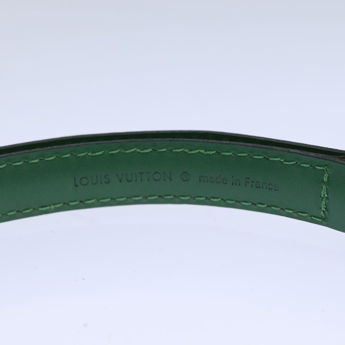 LOUIS VUITTON Epi Adjustable Shoulder Strap 39.4""-46.5"" Green LV Auth 76747