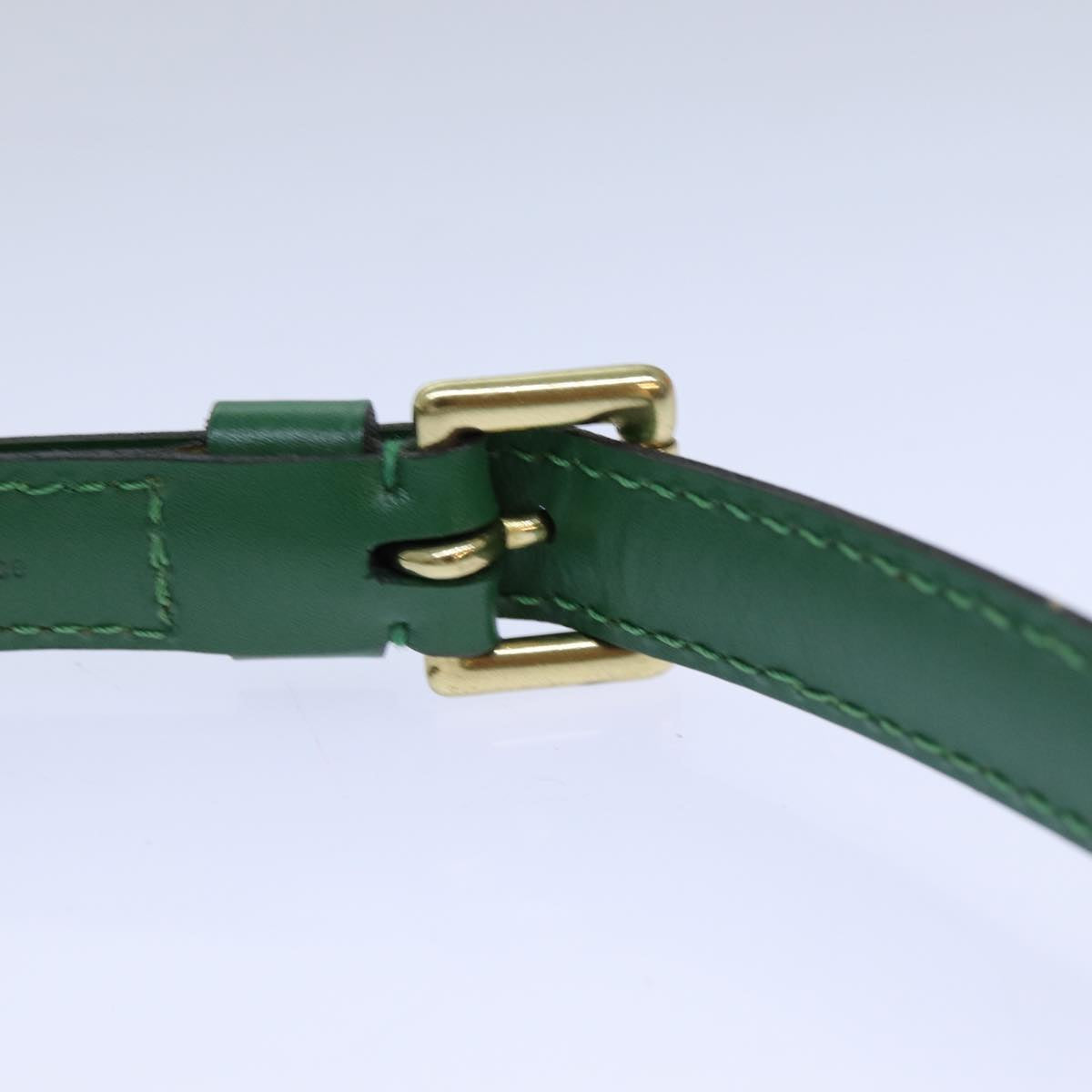 LOUIS VUITTON Epi Adjustable Shoulder Strap 39.4""-46.5"" Green LV Auth 76747